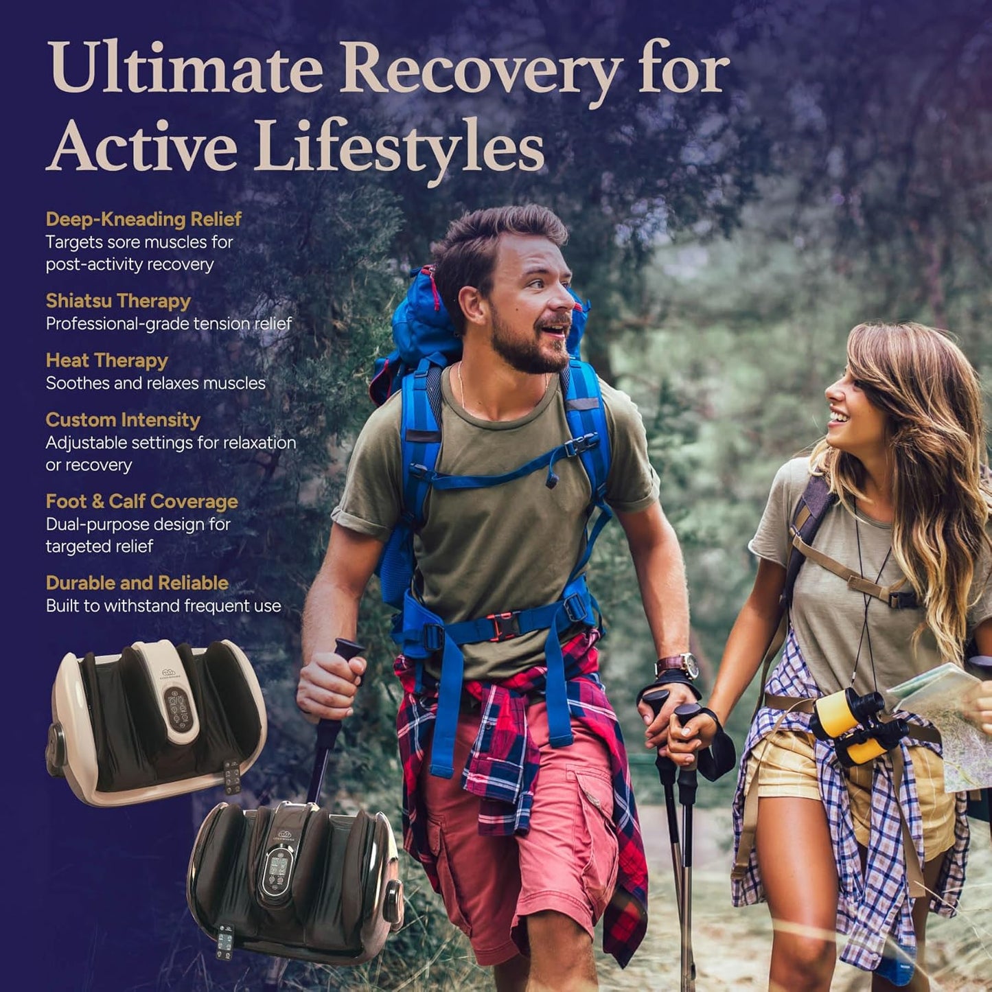 Shiatsu Foot Massager with Heat